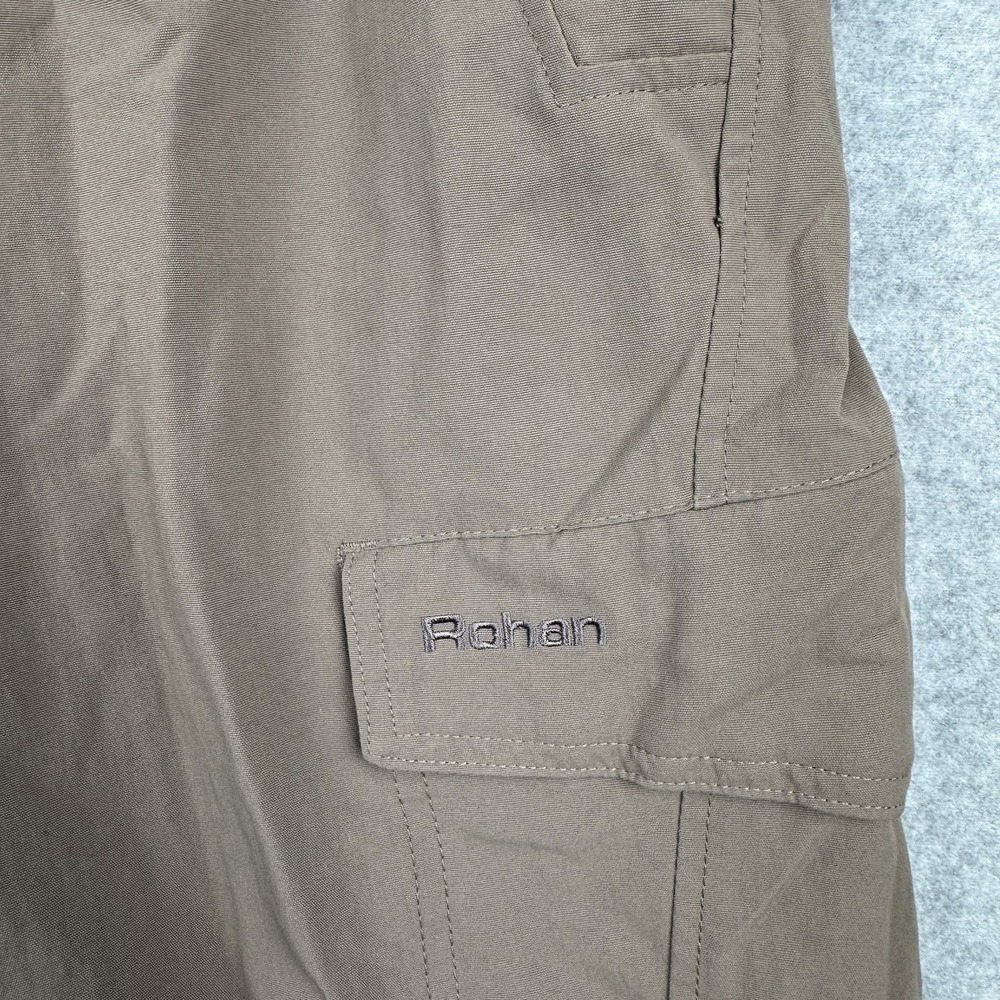 Rohan Trailblazers Dry Outdoor Pants Mens Large 36 Tan Polyamide Teflon Hiking - Picture 3 of 16